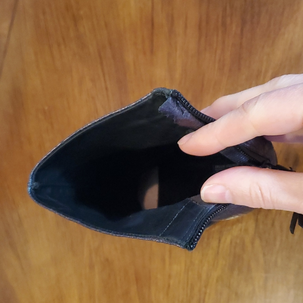 *SALE* AllSaints metallic boots - Picture 10 of 10